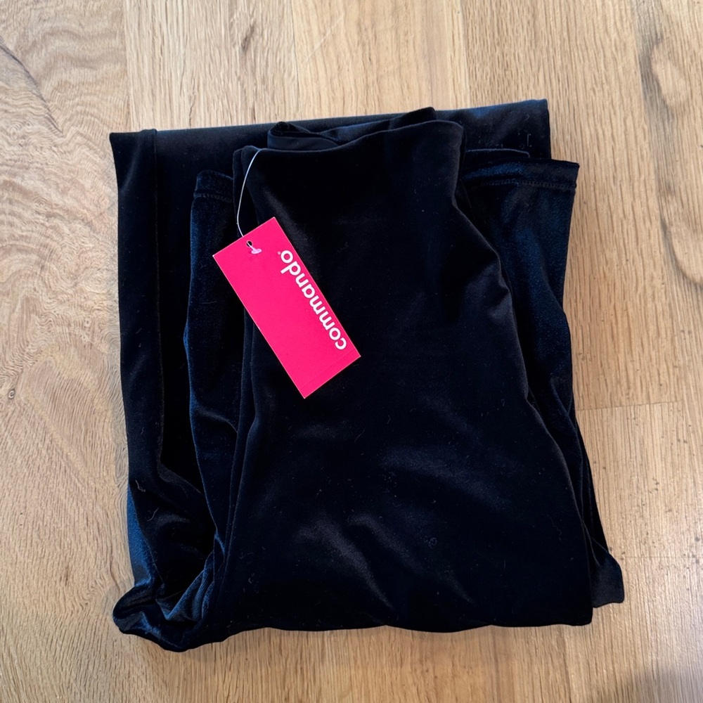 Commando Black Wide Leg Pants - Picture 3 of 4